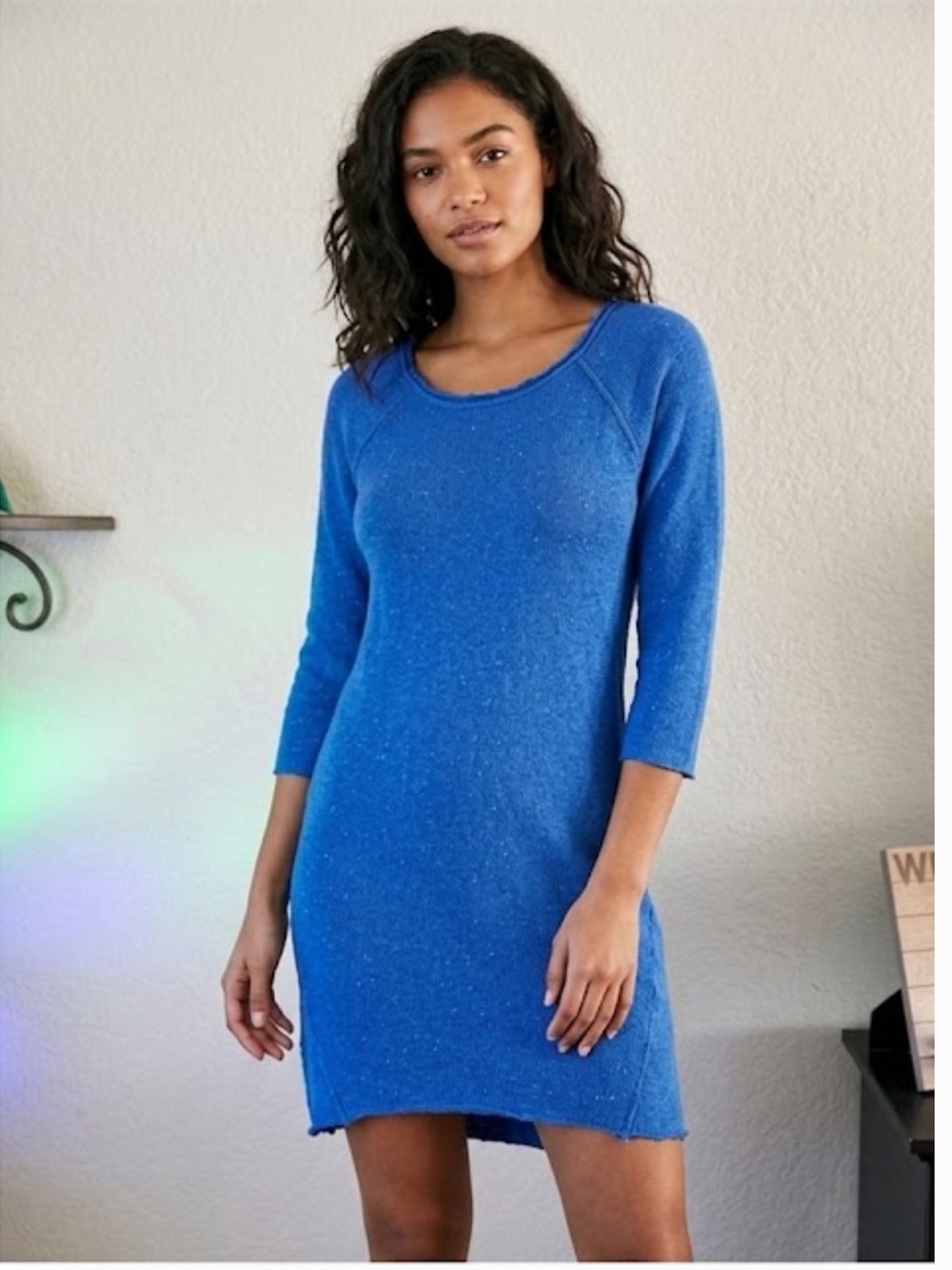 JIJIL Blue Sweater Dress